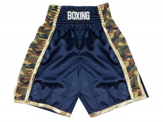 Shorts Boxe Anglaise Personnalisé : KNBSH-034-Marine